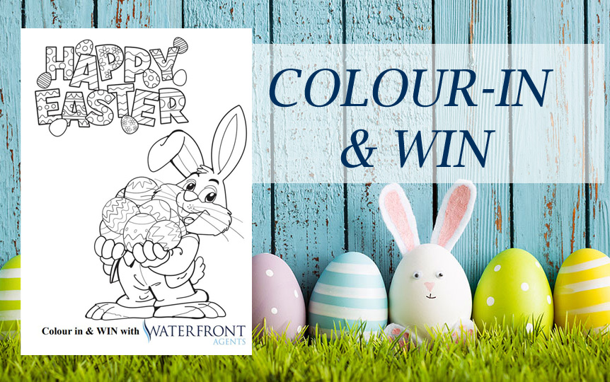 Colour in & WIN with Waterfront Agents Children’s Easter Colouring in Competition 2020