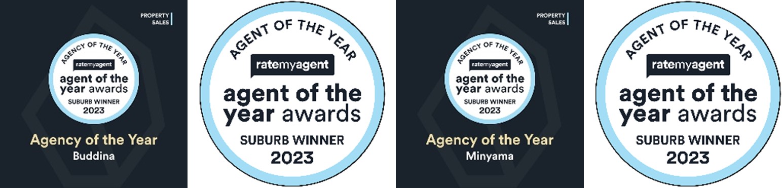 Rate My Agent - Winners Buddina & Minyama Agent & Agency of the Year